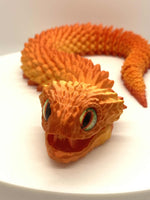 3D Printed 13" ARTICULATING FANGED VIPER SNAKE 1 - #0364