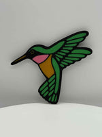3D Printed 2" HUMMINGBIRD WITH MAGNET 1 - #0517