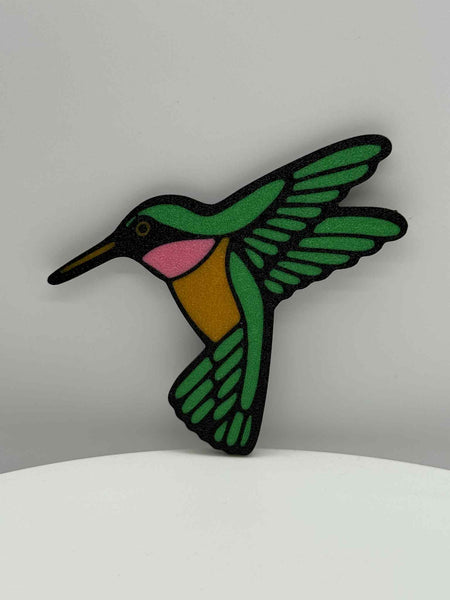 3D Printed 2" HUMMINGBIRD WITH MAGNET 1 - #0517