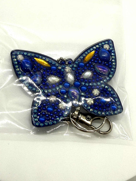 Diamond Art Butterfly Pattern 1 Keychain - #0574