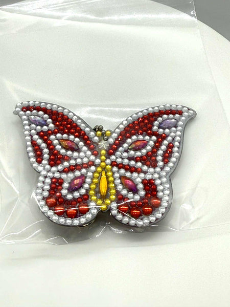 Diamond Art Butterfly Pattern 2 Keychain - #0575