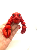 3D Printed 8" ARTICULATING LOBSTER 1 - #0259
