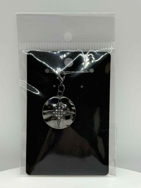 Charm - Octagram Star in Circle - #0546