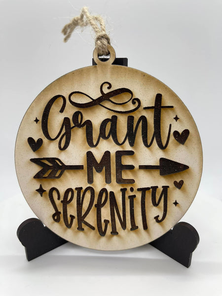 Grant Me Serenity Ornament - BA0081