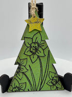 Month Flower Tree Ornament - #0045