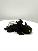 3D Printed 2" ARTICULATING DRAGON KEYCHAIN 1 - #0505