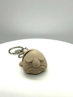 3D Printed 2" ARTICULATING UGLY FISH KEYCHAIN 1 - #0506