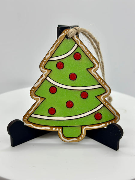 Gingerbread Christmas Tree Ornament - #278