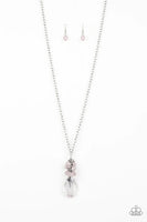 Crystal Cascade - Pink Necklace - P0669