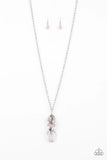 Crystal Cascade - Pink Necklace - P0669