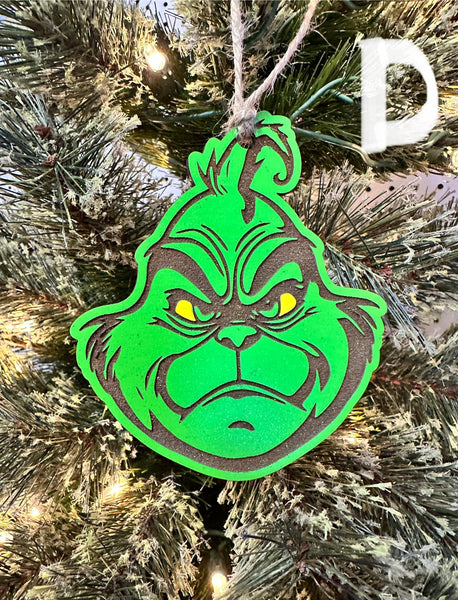 2024 Grinch D Ornament - #0142