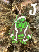 2024 Grinch J Ornament - #0148