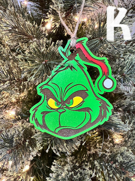 2024 Grinch K Ornament - #0149