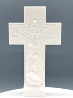 3D Printed 4 1/2" JOY TO THE WORLD NATIVITY CROSS 1 - #0604