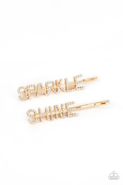 Center of the SPARKLE-verse - SHINE - Gold - Hair Clip - #P0721