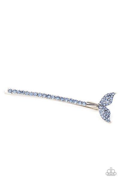 DEEP DIVE - Blue RHINESTONE MERMAID TAIL - Hair Clip - #P0462