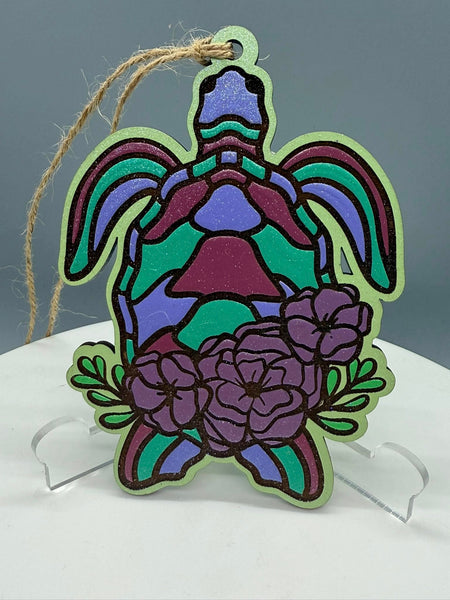 Sea Turtle 5 Ornament - #0640