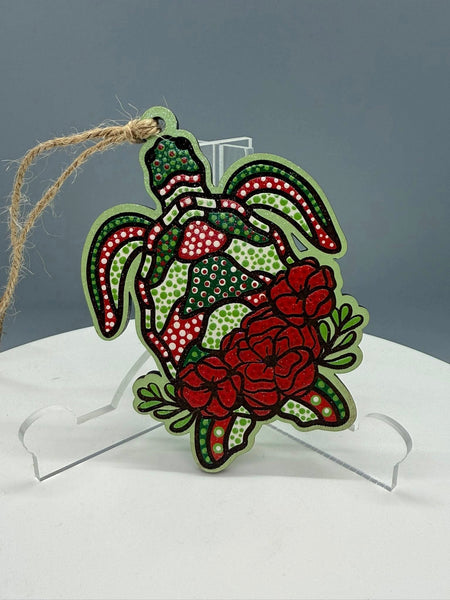 Sea Turtle 4 Ornament - #0639