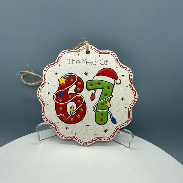 Lets Go 67 1 Ornament - #0649
