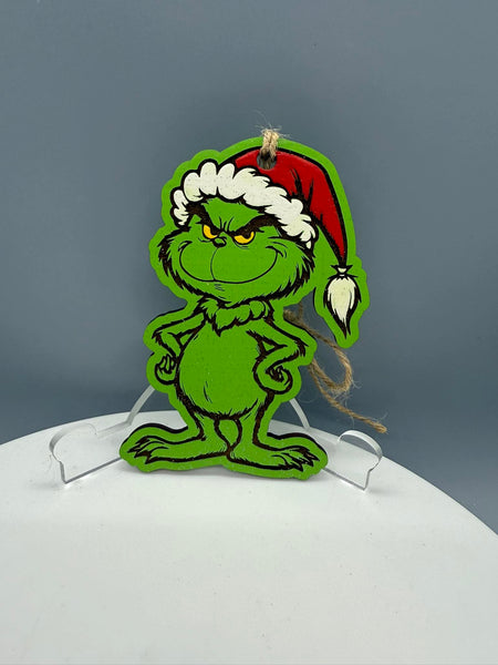 Young Grinch with Santa Hat 1 Ornament - #0695