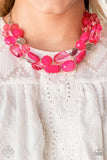 Oceanic Opulence - Pink Necklace - P0892