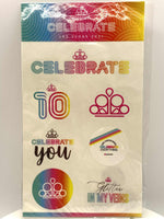 Vintage Paparazzi Convention 2021 Celebrate Stickers and Small Buttons - P0367
