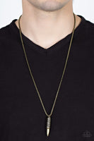 Highland Hunter - Brass Mens Necklace - P0753
