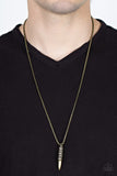 Highland Hunter - Brass Mens Necklace - P0753