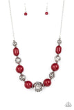 Girl Meets Garden - Red Necklace - P0296