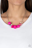 Bauble Bonanza - Pink Necklace - P0728