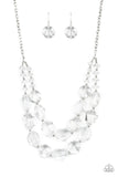 Icy Illumination - White Necklace - P0981