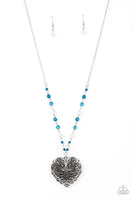 Doting Devotion - Blue Necklace - P0670