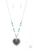 Doting Devotion - Blue Necklace - P0670