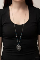 Doting Devotion - Blue Necklace - P0670