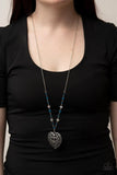 Doting Devotion - Blue Necklace - P0670