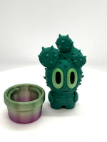 3D Printed 3 1/4" FLOWER IN PLANTER 15 - #0414