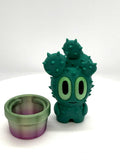 3D Printed 3 1/4" FLOWER IN PLANTER 15 - #0414
