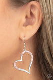 Tenderhearted Twinkle - Pink Earrings - P0383