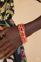 Seaside Siesta - Orange Bracelet - P0973