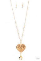 Doting Devotion - Gold Lanyard - P0671
