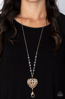 Doting Devotion - Gold Lanyard - P0671