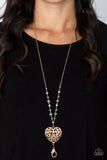 Doting Devotion - Gold Lanyard - P0671