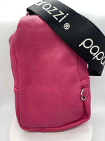 Leather Pink Paparazzi Shoulder Bag - P0898