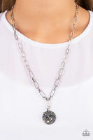 Stardust Saucer - Blue Necklace - P0621