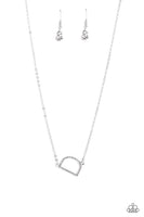 INITIALLY Yours - D - White Necklace - P0130