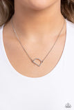 INITIALLY Yours - D - White Necklace - P0130