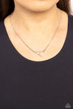 INITIALLY Yours - A - White Necklace - P0226