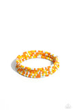 Coiled Candy - Yellow Bracelet - P0187