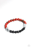 Defaced Deed - Orange Mens Bracelet - P0197