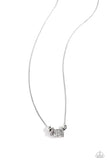 Rolling the Dice - White Necklace - P0036